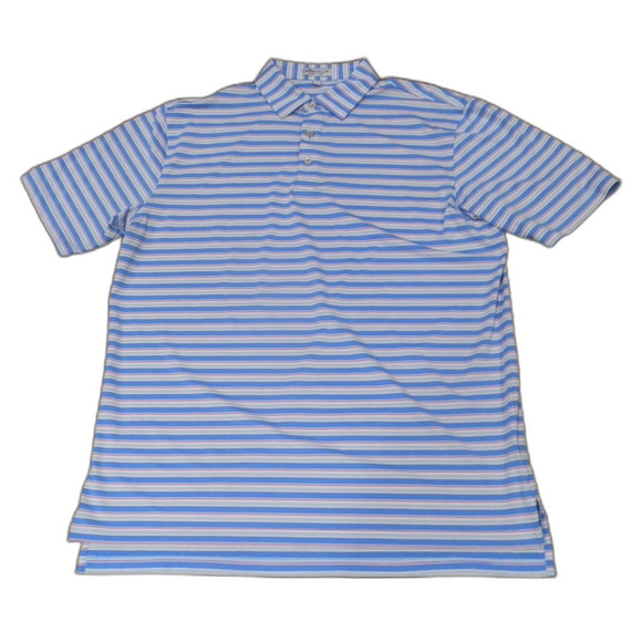 Peter Millar Polo Shirts Men's Size Large Striped Lot of 2 - Picture 4 of 6